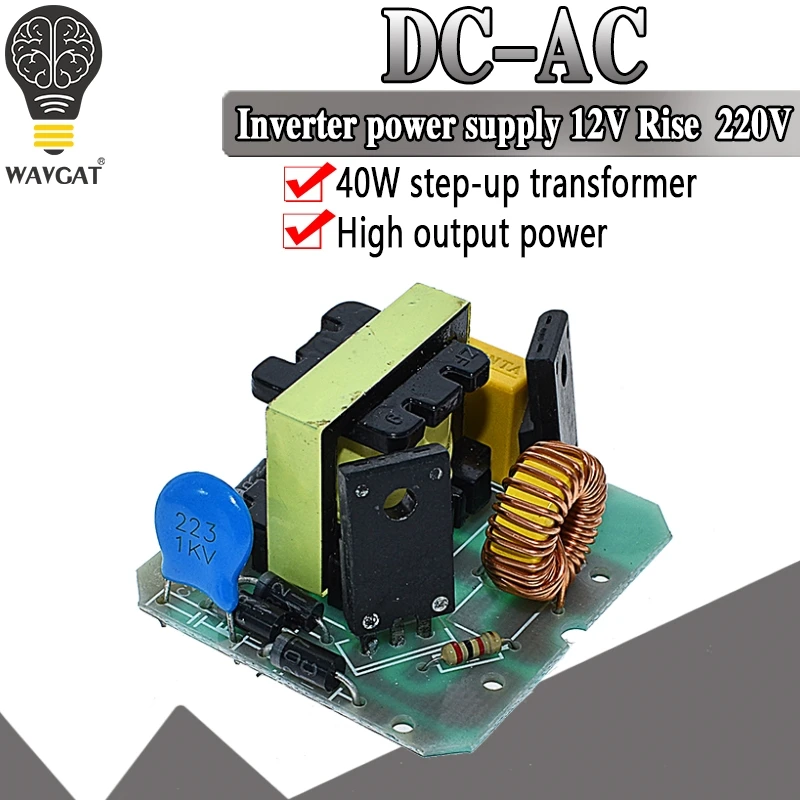 12V do 220V 35W Step UP Moduł zasilania DC-AC Boost Inverter Moduł dwukanałowy Inverse Converter Booster Moduł regulatora mocy