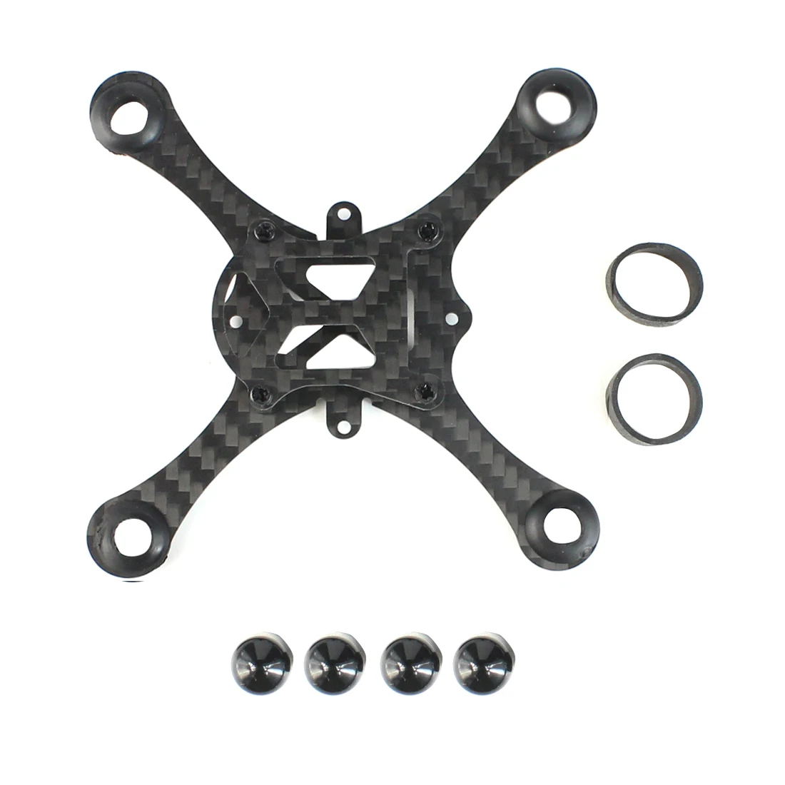 JMT Hollow Cup Rack Brushed Mini Helicopter Frame Kit 100MM Wheelbase Carbon Fiber for Indoor FPV Racer Drone Parts