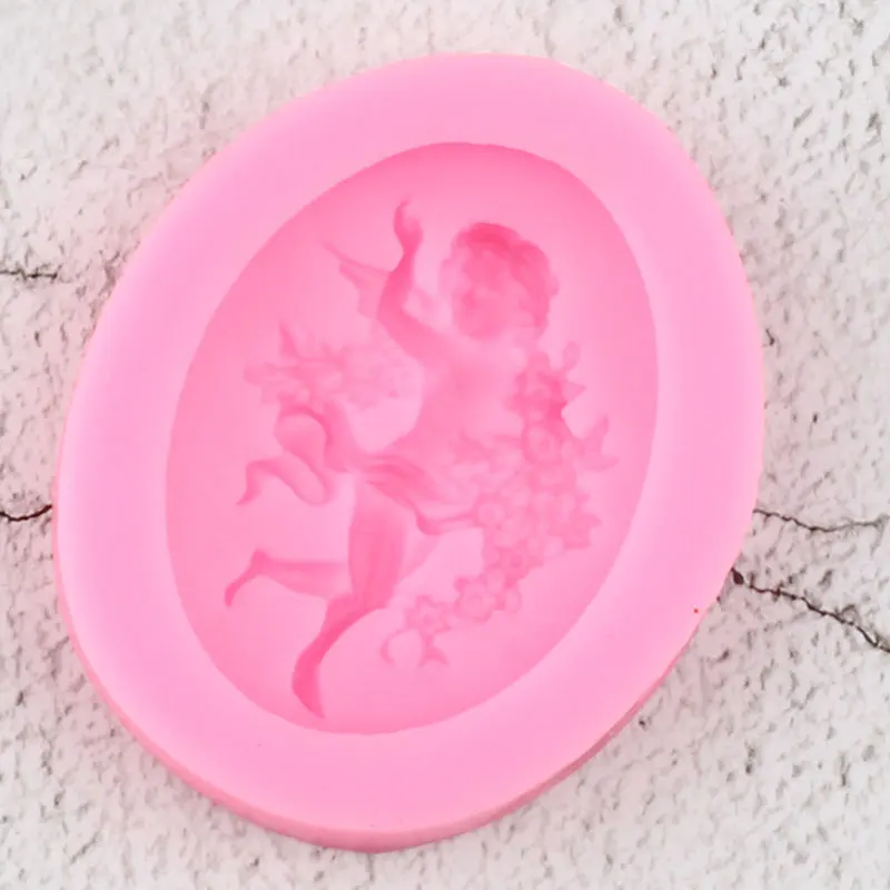 Dancer Angel Silicone Molds Soap Resin Clay Mold DIY Baby Party Fondant Cake Decorating Tools Candy Chocolate Gumpaste Moulds