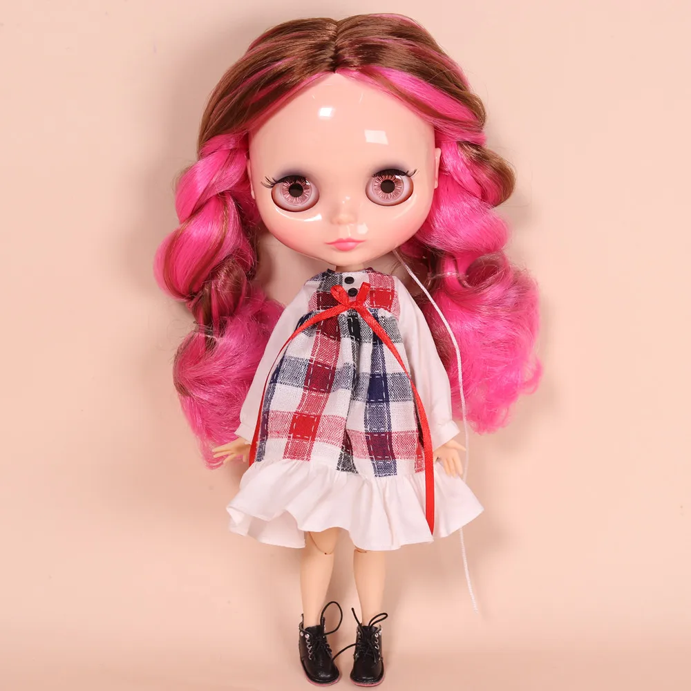 ICY DBS lalki Blyth, ale nie gwarantujemy poprawności wszystkich danych. BL9158/1252 brązowy mix różowe włosy wspólne body Neo 1/6 BJD dziewczyna anime ob24