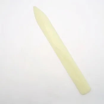 1 adet kemik Origami bıçak kağıt katlama araçları kağıt Creaser mektup açacağı plastik kazıyıcı kraft el işi kağıdı aracı taklit sığır kemik