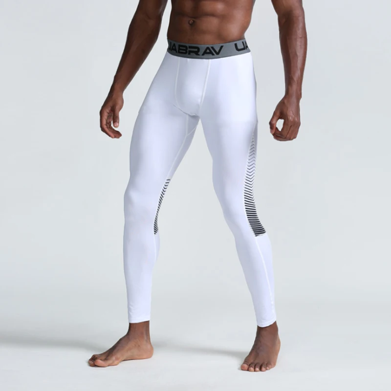 TaoBo White Pants Men Fitness Mens Joggers Compression Pants Male Trousers Bodybuilding Tights Leggings MMA Pantalon Homme