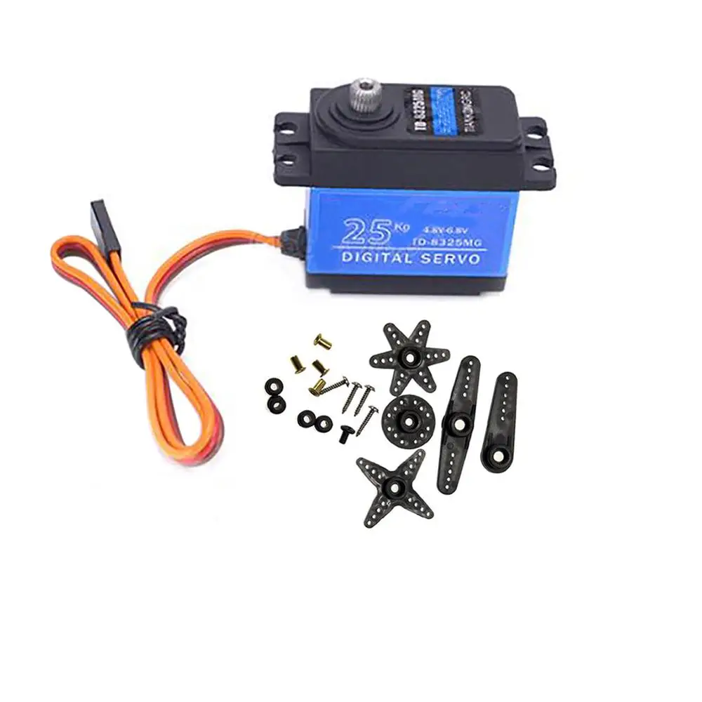 Waterproof TD-8325 25KG 180/270/360 Degree Version Large Torque Digital Coreless Servo RC Digital Servo for RC Robot Car