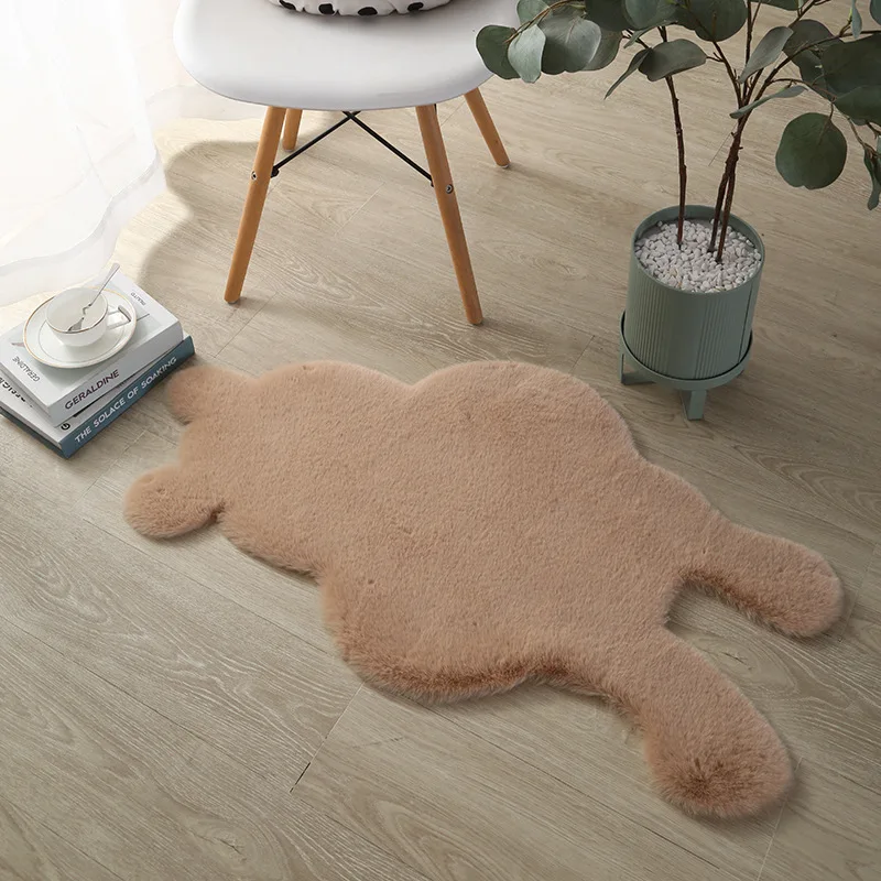 

Soft Plush Bear Carpet For Living Room Baby Anti-slip Rug Bedroom Water Absorption Rugs Shaggy Home Floor Mat