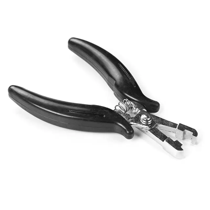 4mm U Shape Snap Ring Pliers Groove Joint Pliers with Comfort Grip Handles  for DIY & Home Use Flat tip Hair Extension