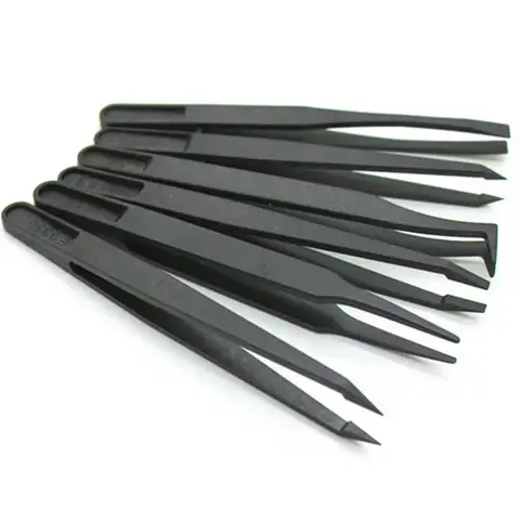 Anti-static Carbon Fiber ESD Tweezers Set SZBFT