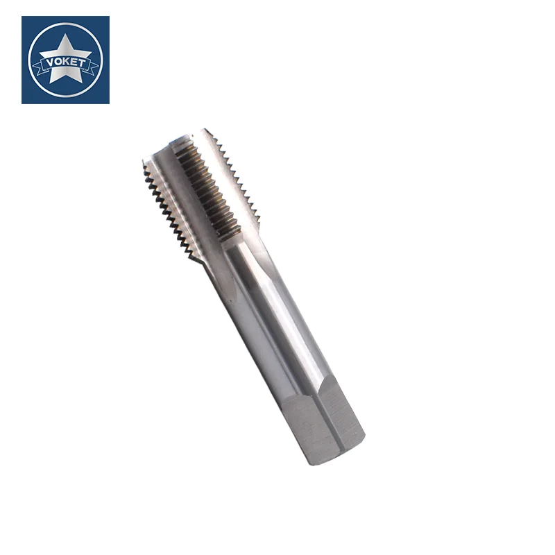 

VOKET HSSE Straight Slotted Taps For Inch Parallel Tubes PS 1/16-28 1/8-28 1/4-19 3/8-19 1/2-14 3/4-14 Thread Screw Pipe Taps