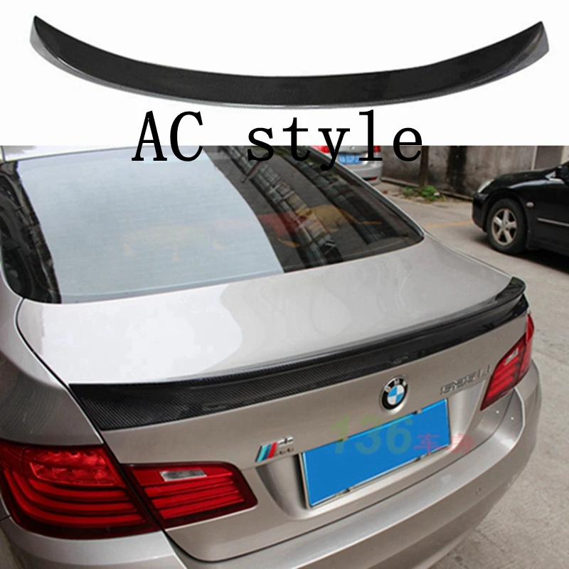 

F18 Many styles carbon fiber black rear Car roof wing spoiler for BMW 5 series F10 and M5 sedan 2010-2017 sedan