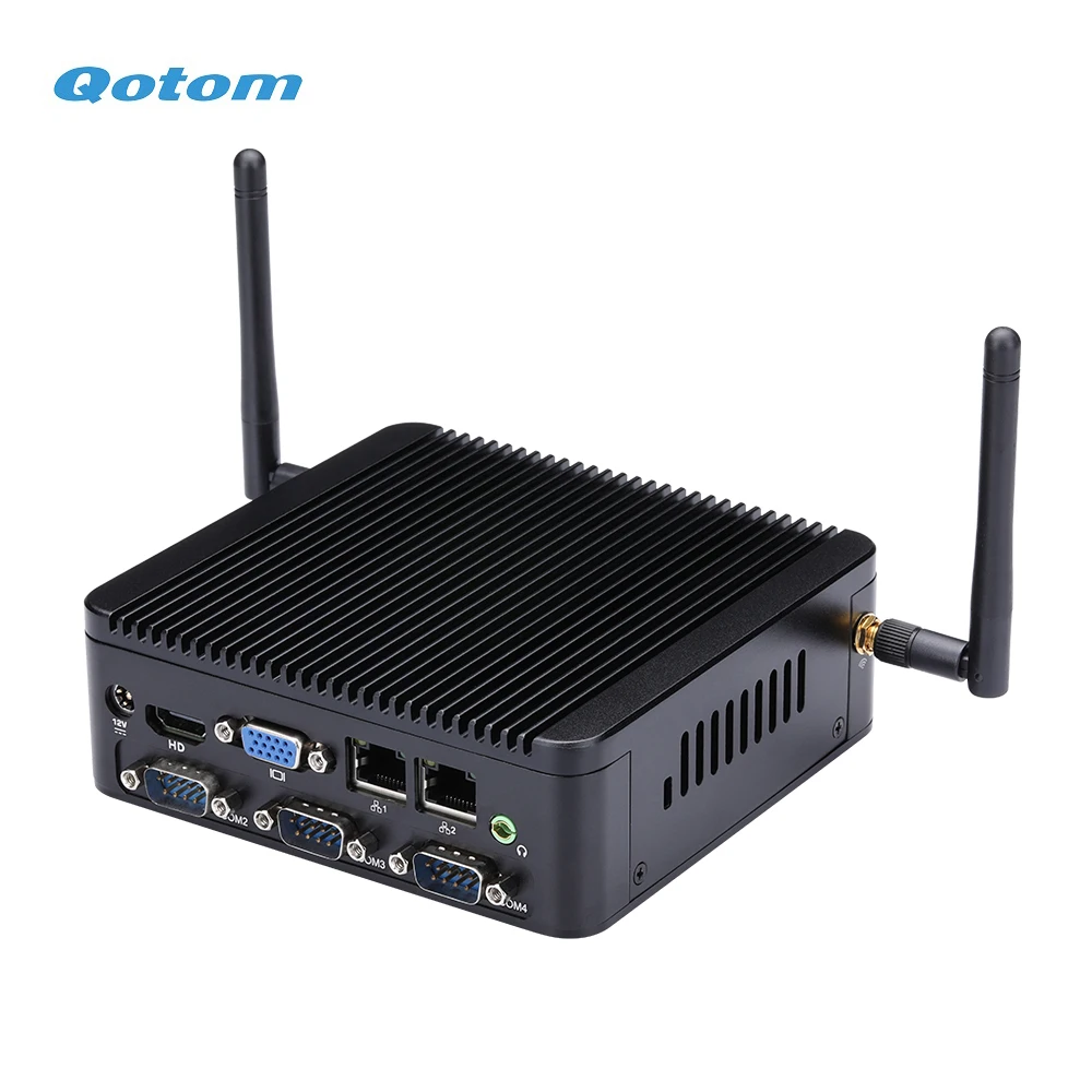 qotom mini pc q192p com processador n2920 quad core 186 ghz cpu tdp 75 w pc industrial sem ventilador 01