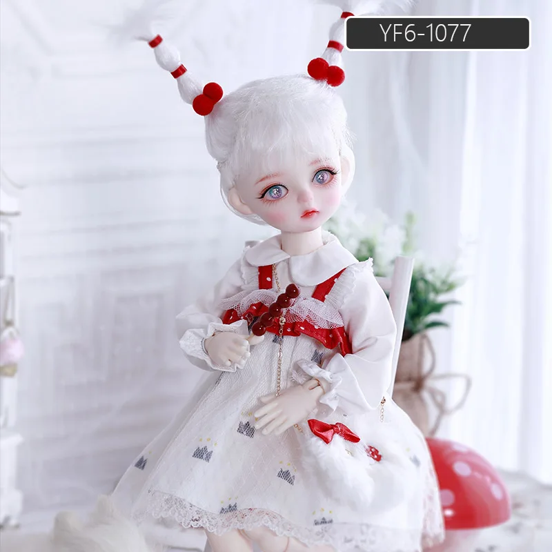 BJD SD Doll Clothes 1/6 Pink Style For short leg girl.2 Body Dolls Accessories luodoll