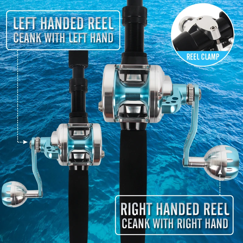 Carrete Slow Jigging Ultraligero para Agua Salada - imagen 4