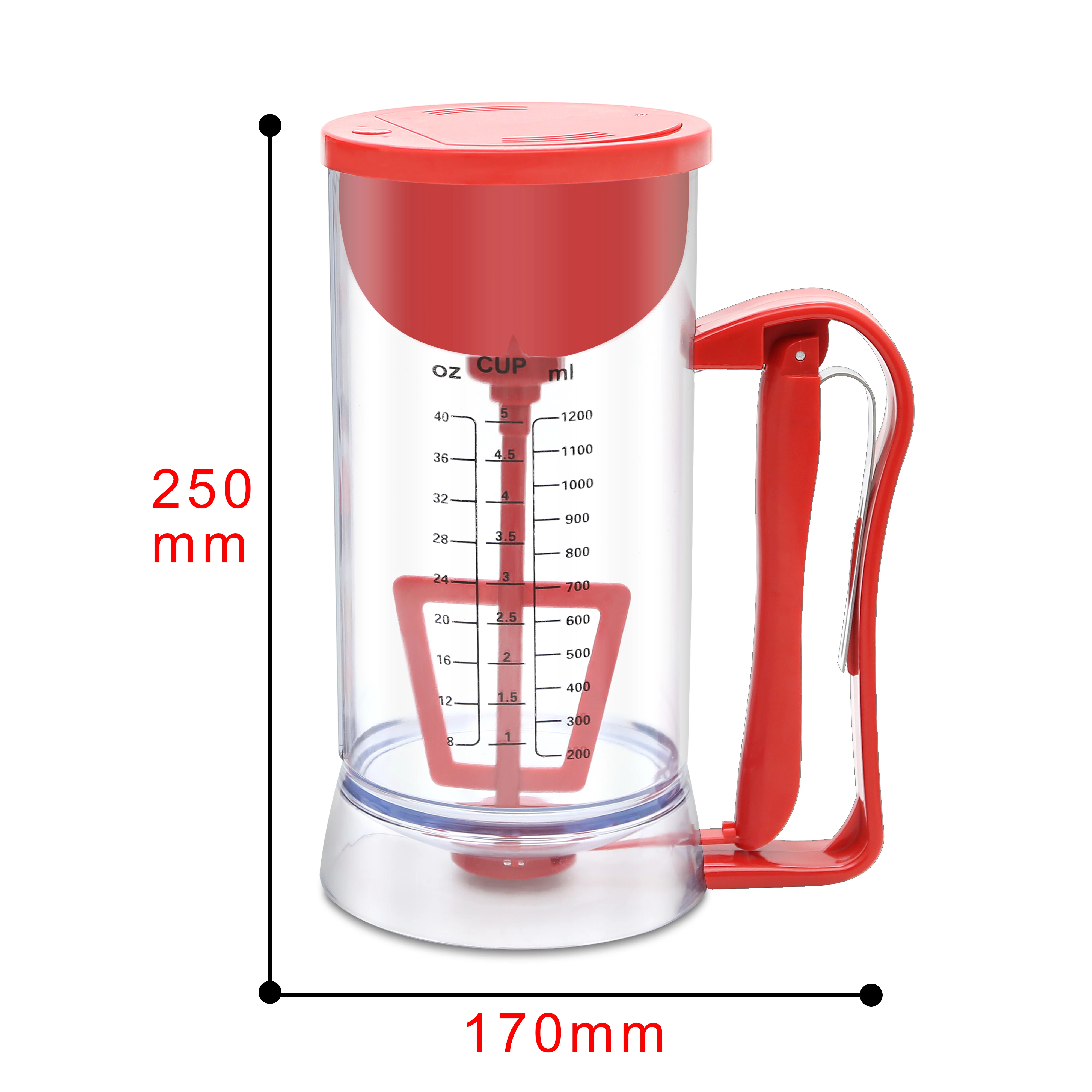 

China factory direct to sale New style plastic auto muffin batter dispenser