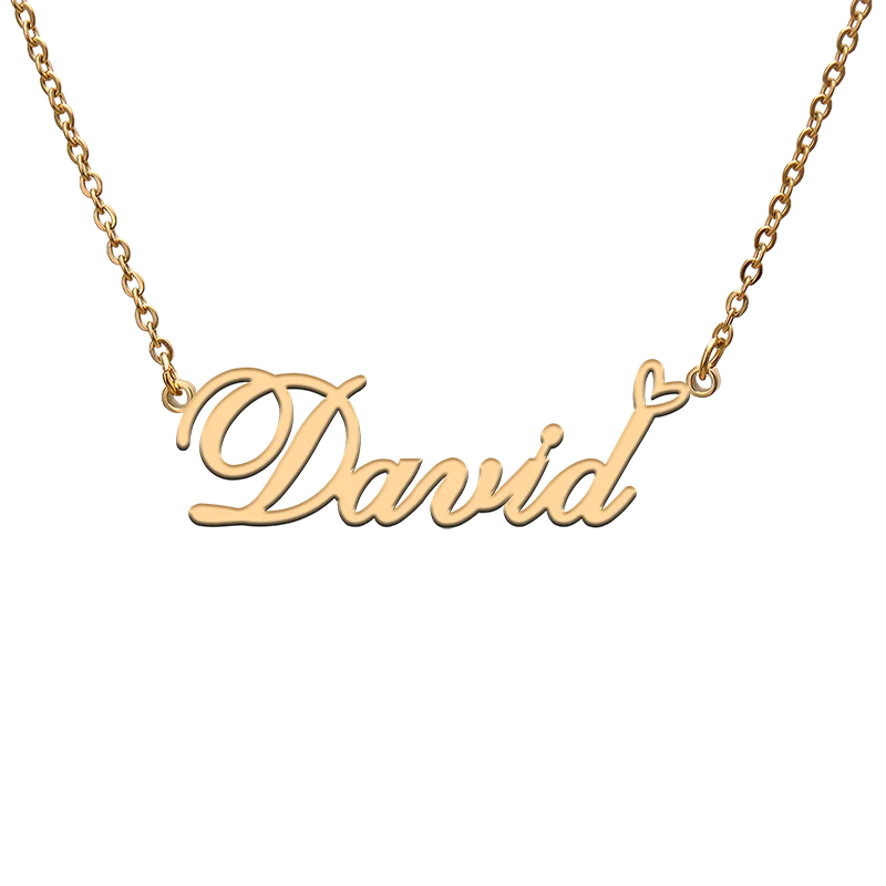 Custom Personalized Name Necklaces for David Best Friends Birthday Christmas Mother Days Jewelry Gifts