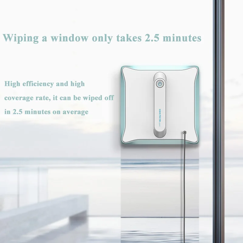 Window Cleaner Robot For Washing Glass Cleaning Automatic Vacuum Cleaner Dry Wet Wipe Windows Robot Aspirador Remote AppControl