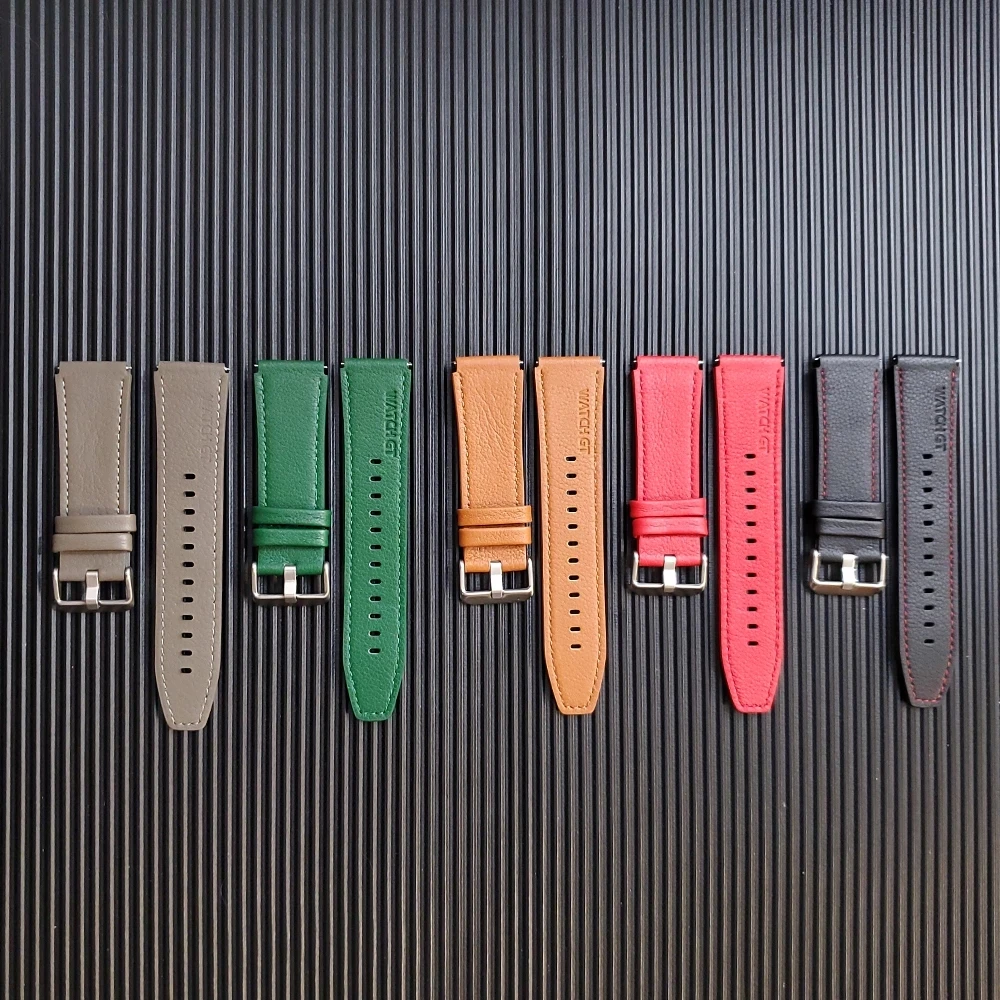 Huawei Watch Gt 2 Pro 용 가죽 시계 스트랩, Huawei Watch Gt2 Pro 팔찌 밴드 용 오리지널 정품 가죽 교체 밴드