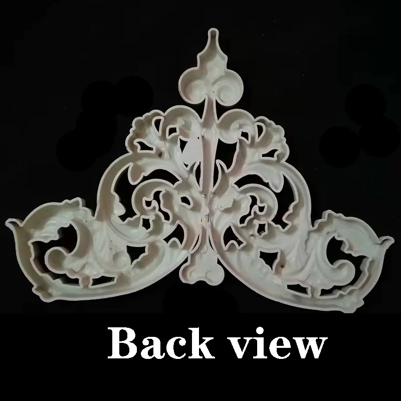 Ceiling decorative ceiling materials ceiling lines light pool accessories flower non-plaster PU wood carved flower pieces