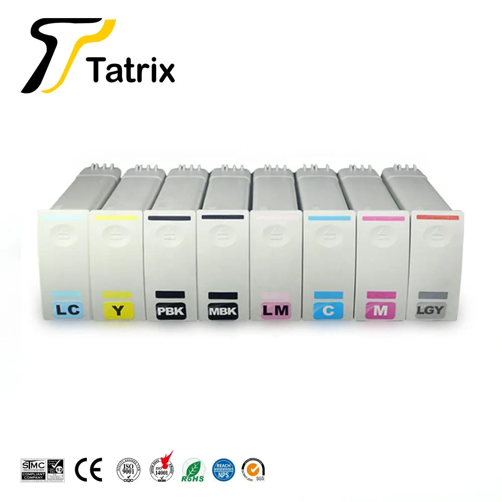 Tatrix Hp 91 Premium Remanufactured Color Ink Cartridge For HP91 For HP Designjet Z6100 Z6100ps Printer