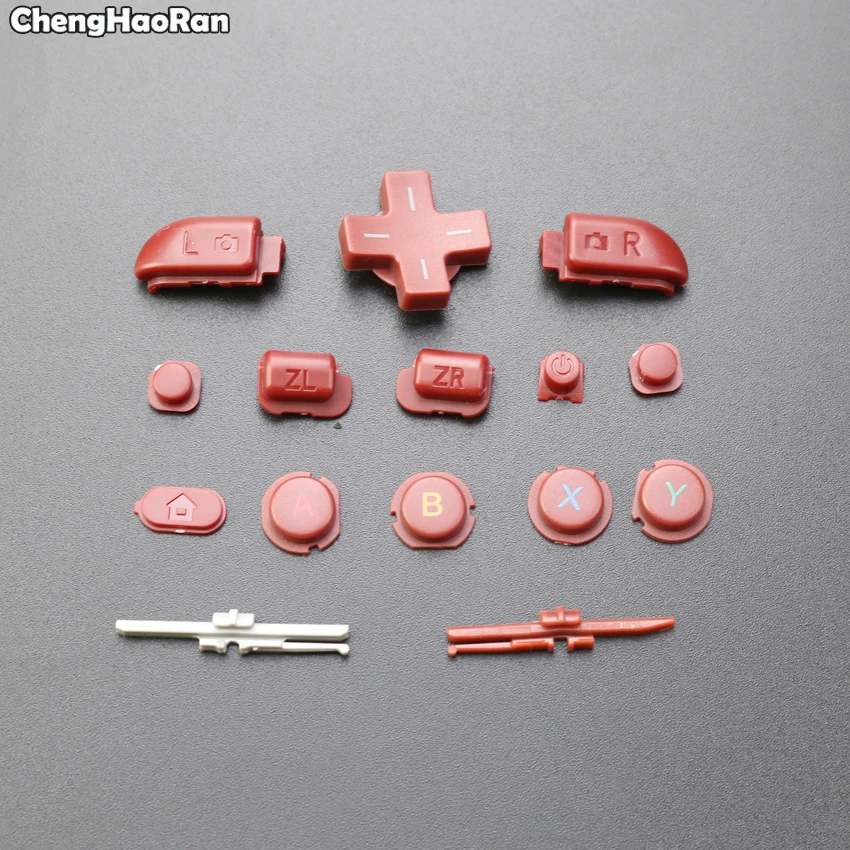 ChengHaoRan สำหรับ New3DSLL ปุ่มใหม่3Dsxl 3Dsll Full A B X Y และ L R ZL ZL zr บ้านปุ่มใหม่3DS XL LL 4สี