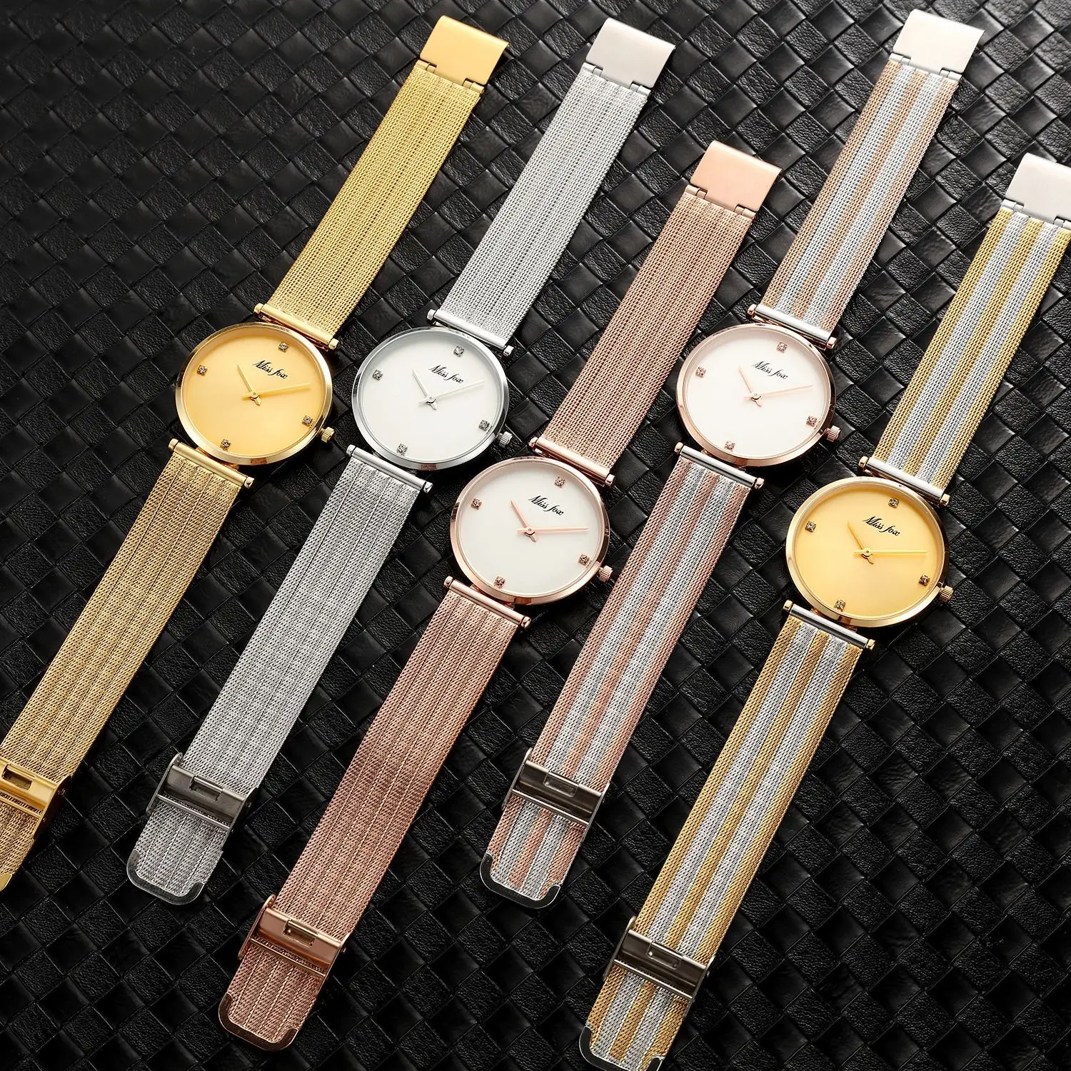 Women Watches Luxury 2018 Ultra Thin Rose Gold Watch Triomphe Mesh Brand Minimalist Lady Watch For Women Golden Clock Hour Gifts