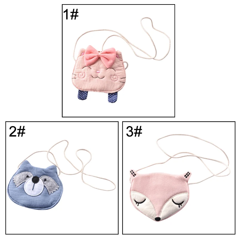 New hot sale cute cat messenger bag children coin purse fashion girls shoulder bag coin holder solid zipper beach bag pouch