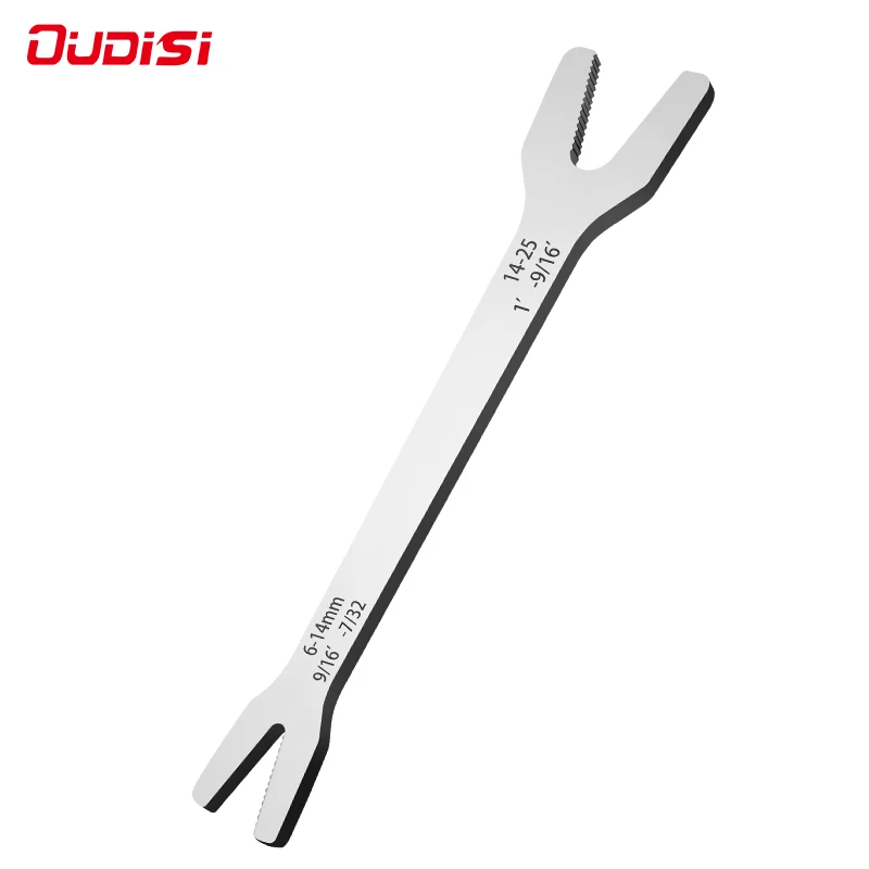 

OUDISI Double-Head Universal Spanner Ratchet Wrench Key Set Screw Nuts Wrenches Repair Double-Headed Self-Tightening Hand Tools