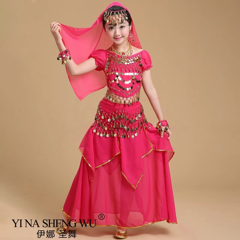 Kids&Adult Belly Dance Costumes Set Oriental Dance Costumes Bellydance Set Girls Egyptian Bollywood Kids Belly Dancing Clothing