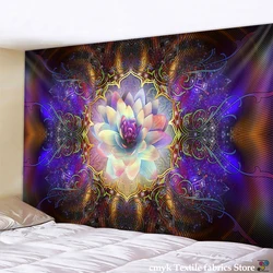 Colorful Wall Hanging Tapestries Mandala Tapestry Hippie Chakra Tapestry Boho Decor Wall Cloth Yoga Mats Bohemian Fabric