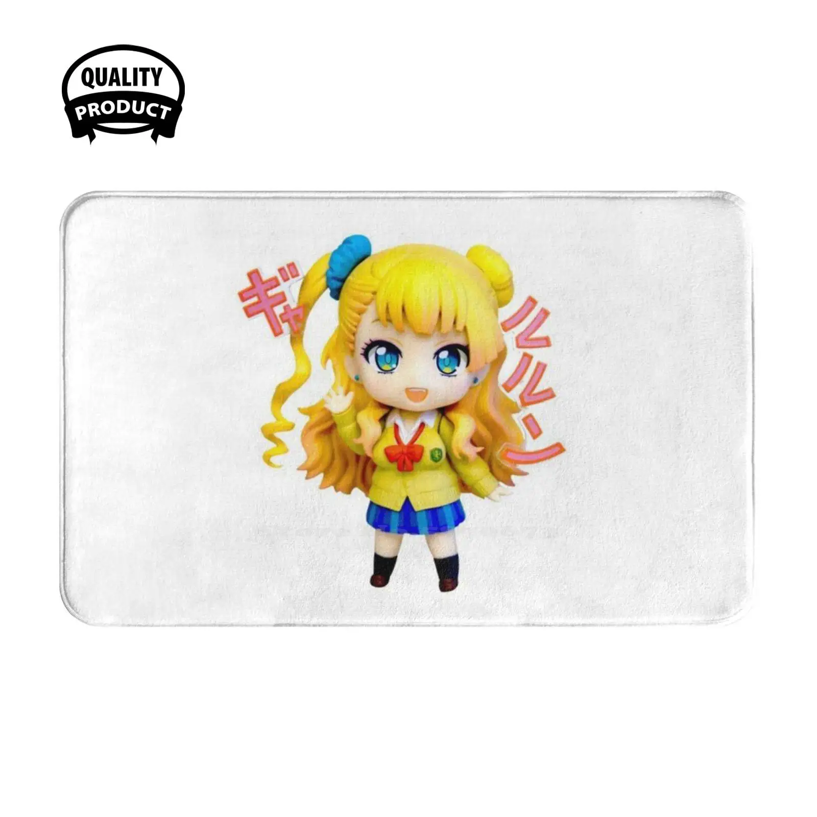 Nendo Galko Soft Cushion Home Carpet Door Mat Car Rug Figure Photography Toy Photography Anime Cute Oshiete Galko Chan Kawaii