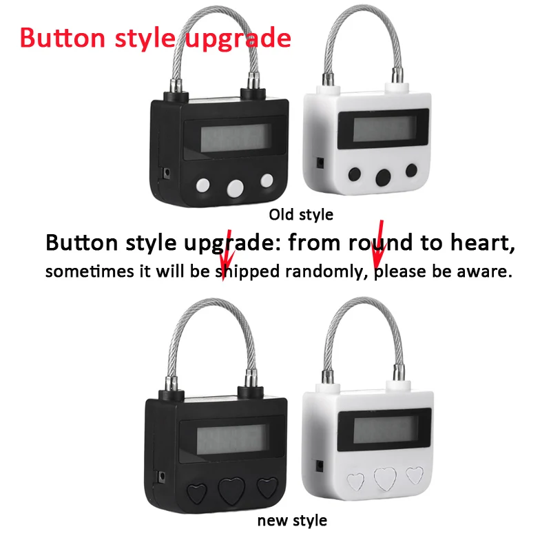 شحن BDSM عبودية توقيت قفل الوثن أصفاد الفم الكمامة العفة قفص سراويل الوقت التبديل العفة قفل الكبار لعبة الجنس لعب #3