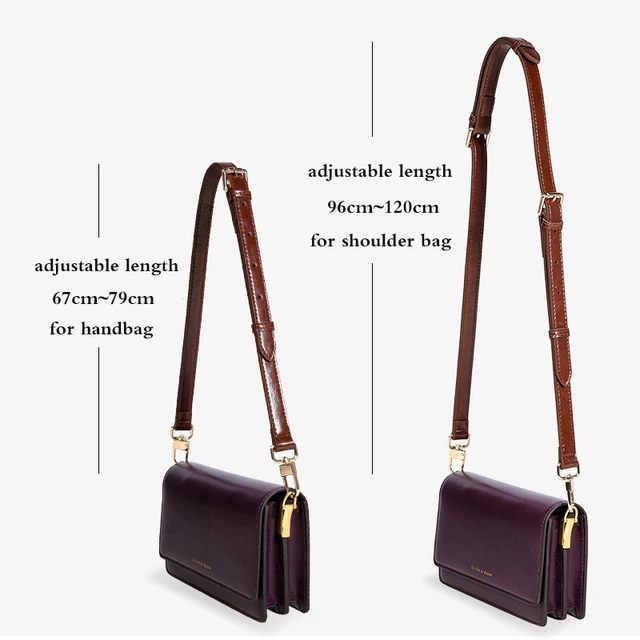 Fashion Leather Bag Strap Crossbody Shoulder Handbag Dual purpose Strap 67cm 120cm Length 1.8cm Width Bag Accessories For Women AliExpress