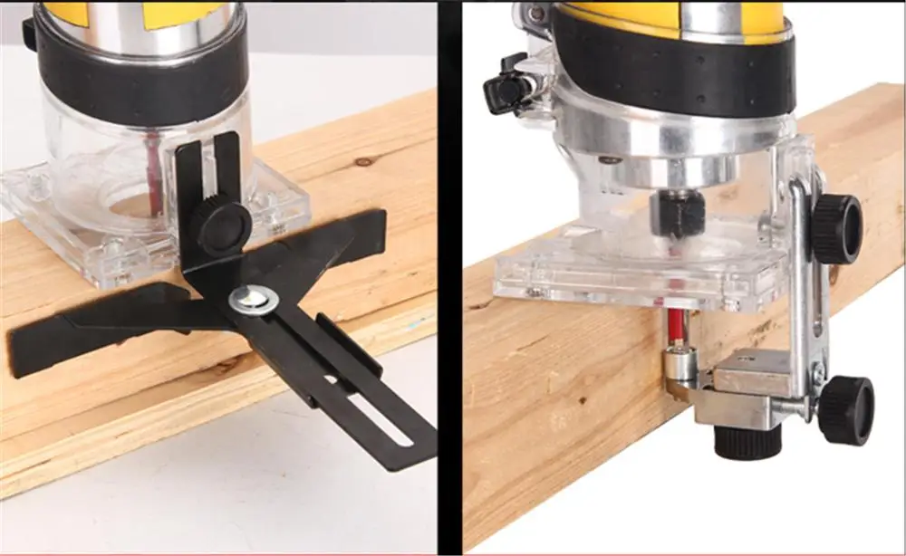 850W 3800rpm Electric Hand Wood Router 6.35mm Woodworking Laminator Carpentry Trimming Cutting Carving Machine Power Tool