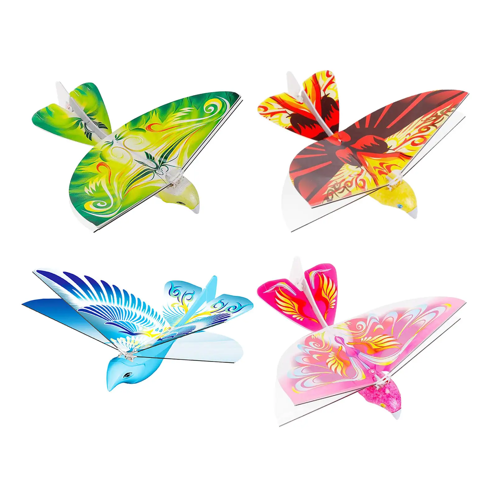 Flying Birds Electronic RC Drone Toys Helicopter 235x275x70mm 360 Degree Flying RC Bird Toy 2.4 GHz Remote Control E-Bird