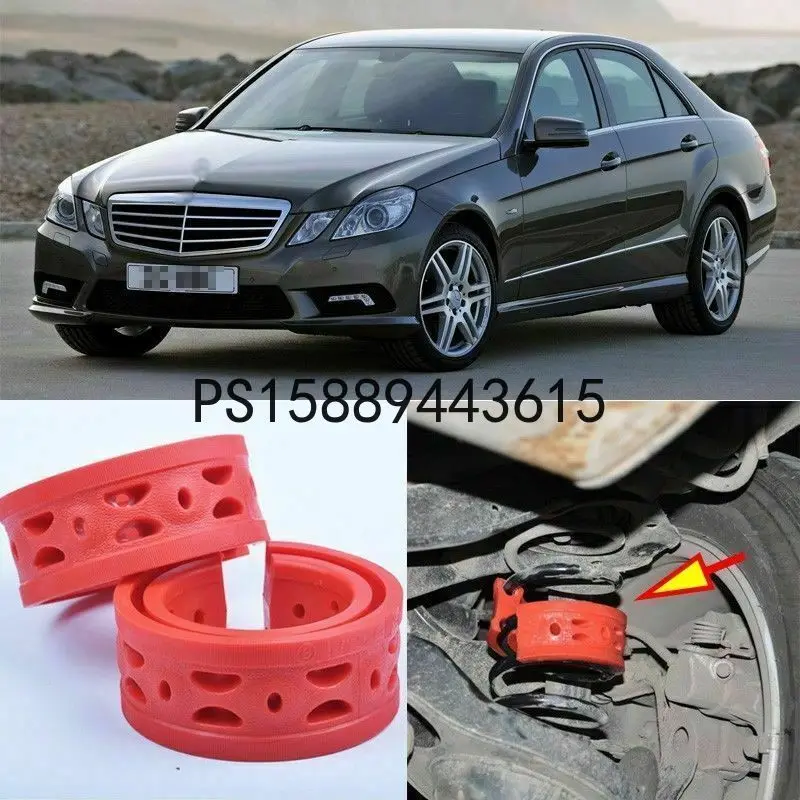 

2pcs Rear Air Suspension Shock Bumper Spring Coil Cushion Buffer For BENZ E220