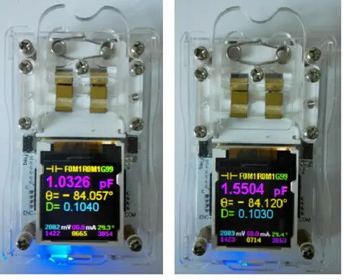 

200K 100k ESR LCR DDM Resistance Capacitance Inductance ESR Meter +battery