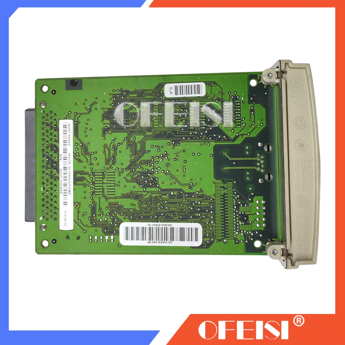 الأصلي الجديد JetDirect 615N J6057A 10/100tx إيثرنت خادم الطباعة الداخلية بطاقة الشبكة للطابعة طابعة hp ديزاين جيت #6