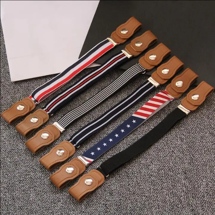 

Children Elastic Belt Kids Boy Fashion 2.5cm Width