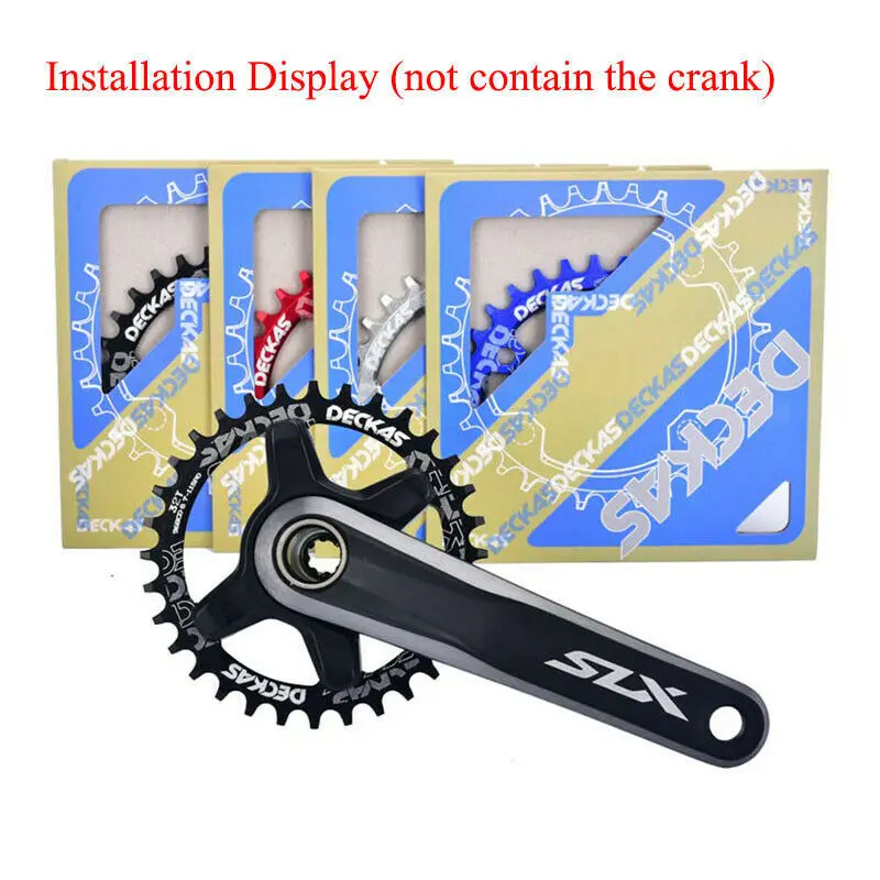 Deckas Oval 96BCD Chainring MTB Mountain 96BCDS Bike Bicycle 32T 34T 36T 38T Crown Tooth Plate Parts For M7000 M8000 M4100 M5100 image 6