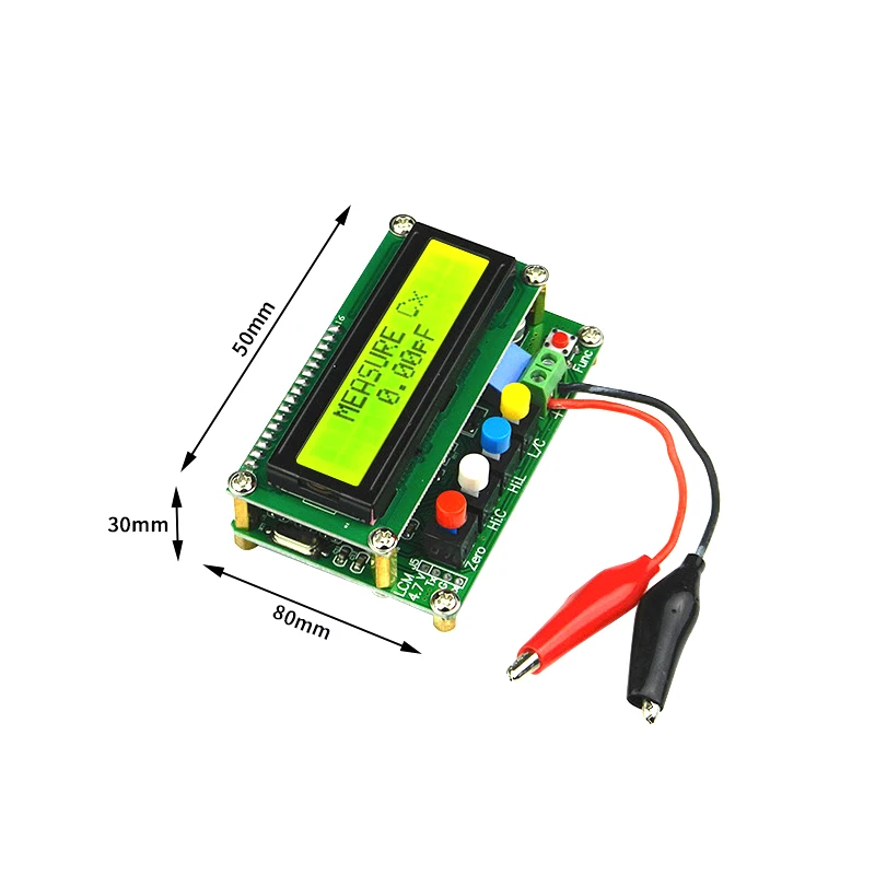 New LC-100A Digital L/C Meter Inductance Capacitance Tester Range 0.01pF to 10uF LCD Display