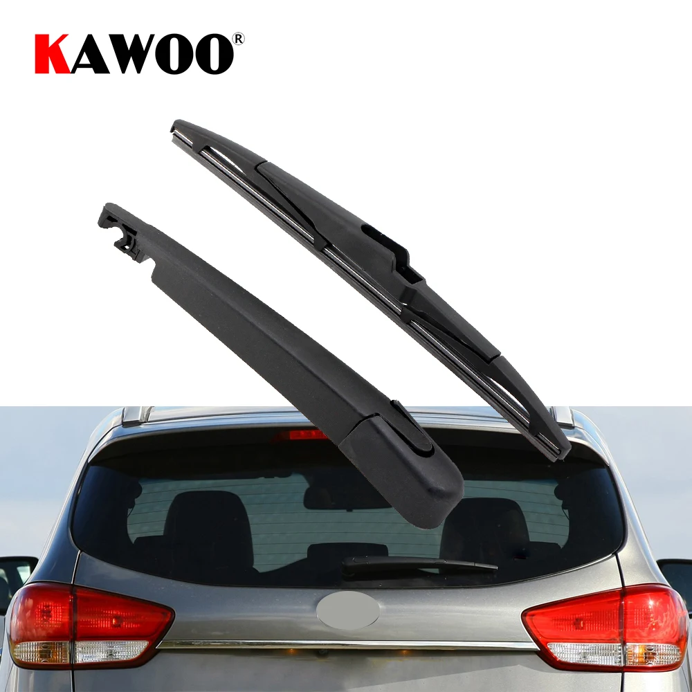 KAWOO Car Rear Wiper Blade Blades Back Window Wipers Arm For KIA Carens Hatchback (2013-2016) 280mm Auto Windscreen Blades