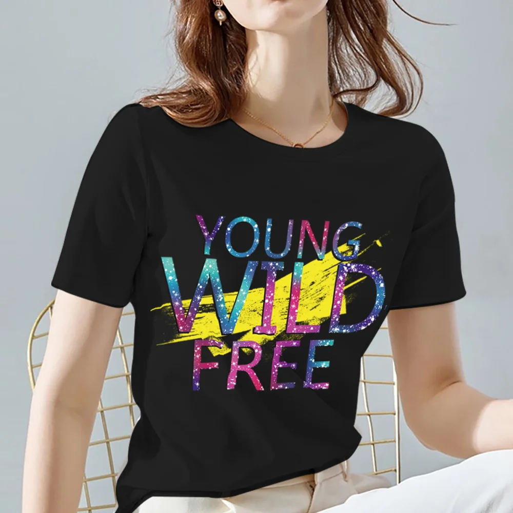 

Women's All-match T-shirt High Quality Printing Female Tops Summer Harajuku Letter Pattern Series Short Sleeve Tee Women Clothes