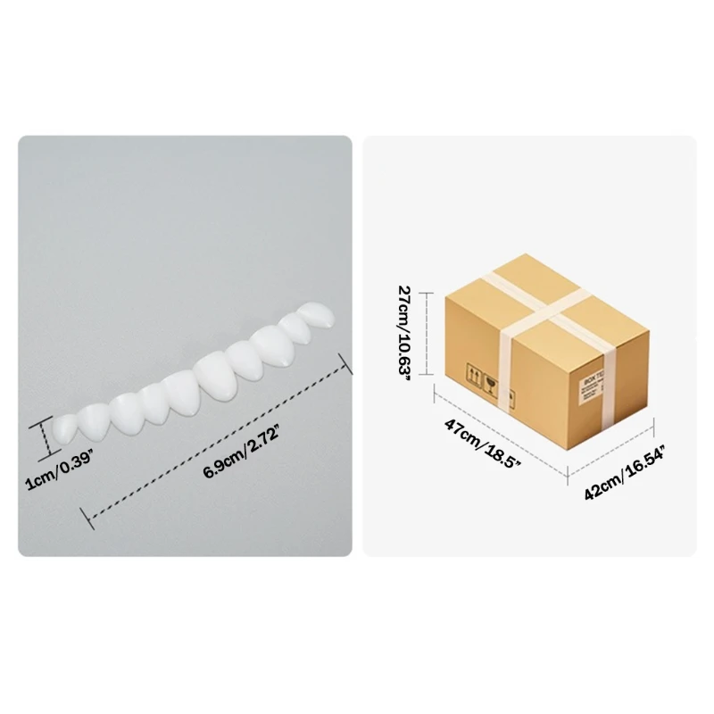 3pcs Temporary Tooth Replacement Kit Replace a Missing Tooth in Minutes Dental Repair Tooth