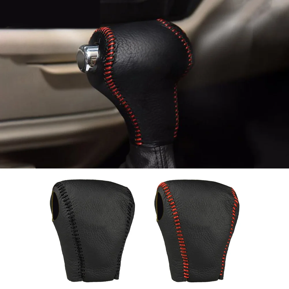 Protective grip case, inner handle accessories for KIA Sportage R 2011 2013 2014 2015 K3, leather case for hand brake grips