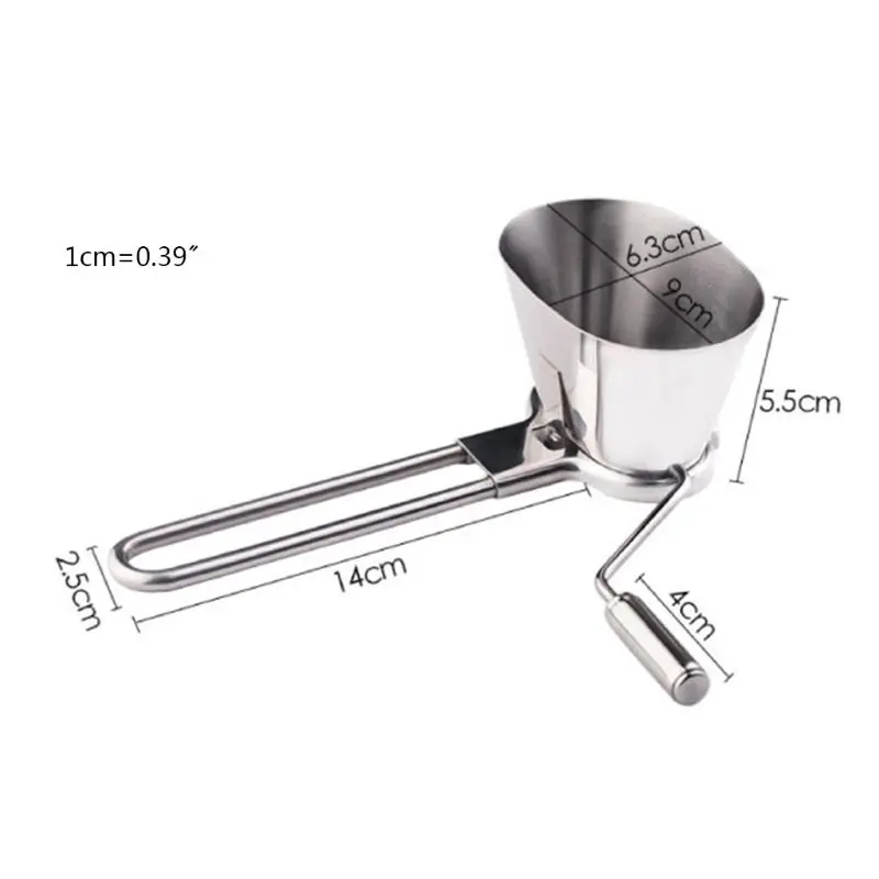 Hand-operated Stainless Steel Parsley Vegetable Cutter Manual Grinder Q0KA