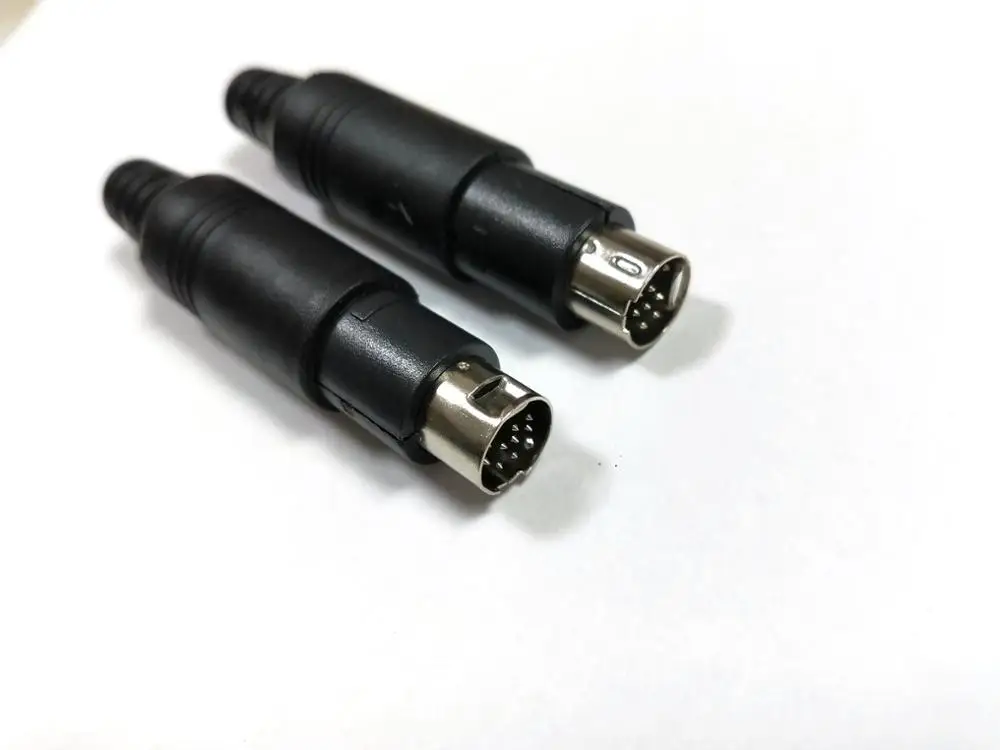 10PCS lot Mini DIN 9 pin stecker Neue