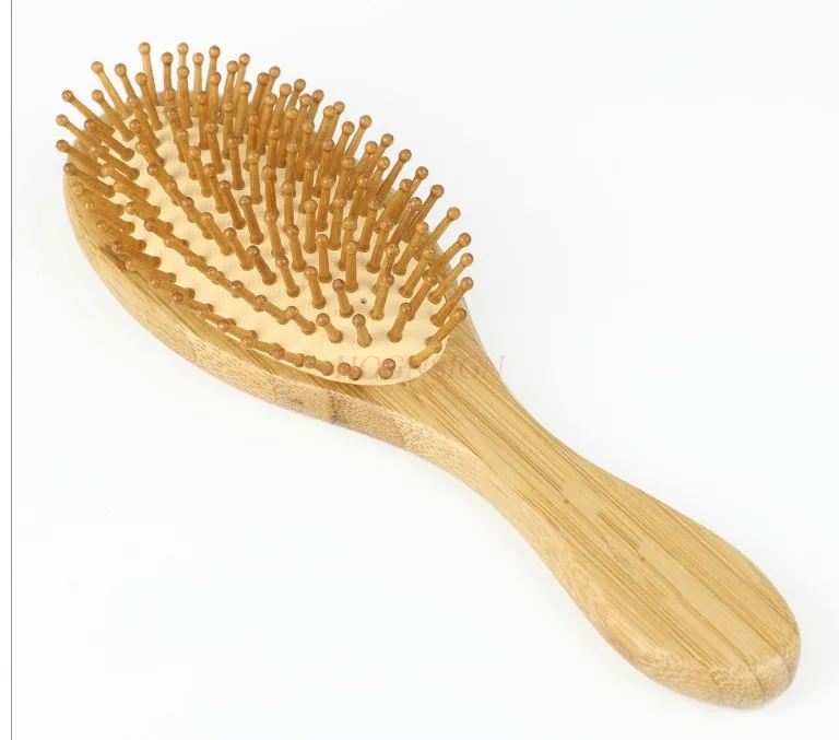 Elliptical Anti-static Bamboo Airbag Air Cushion Massage Comb Health Wood Tooth Hair Straight Hair Wooden Comb Sale