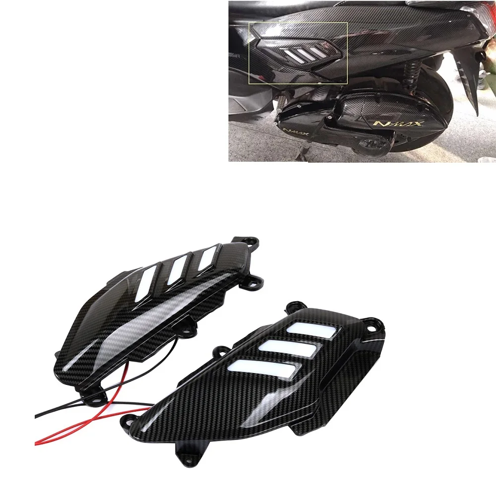 

2 PCS Motorcycle Side Cover Rear Guard for Yamaha Nmax125 N-max125 Nmax 125 Nmax155 N-max155 Nmax 155 Motorcycle Accessories