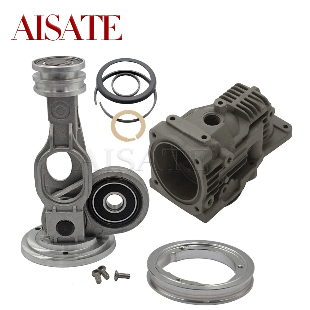 

1 set For Mercedes Benz W164 Air Suspension Compressor Pump Cylinder Head + Piston Connecting Rod + Piston Ring 1643201204