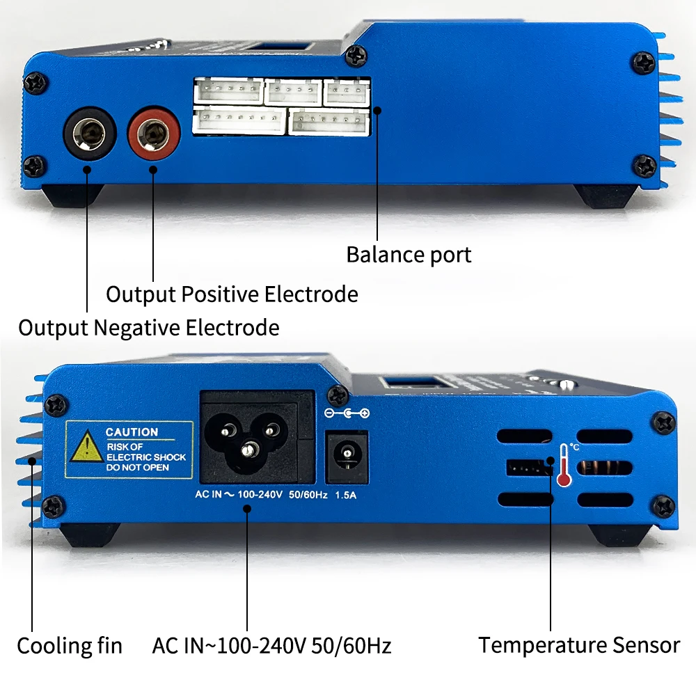 IMAX B6AC RC Caricatore 80W B6AC 6A A Doppio Canale Balance Charger Schermo A CRISTALLI LIQUIDI Digital Li-Ion Nimh Nicd Lipo Batteria scaricatore