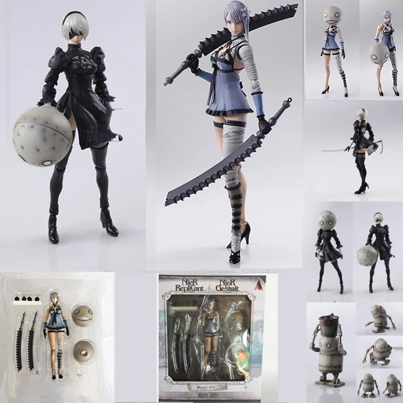 Sexy Kaine Automata No. 2 YoRHa NieR Replicant Gestalt Figure Type B 2B Action Figure Collection Model Toys  14cm