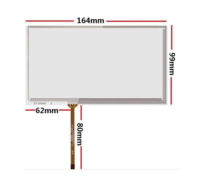 

New 7-inch touch screen is suitable 164*99mm for TK6070IH/ TK6070IK /TK6070 AMT9545 handwriting screen